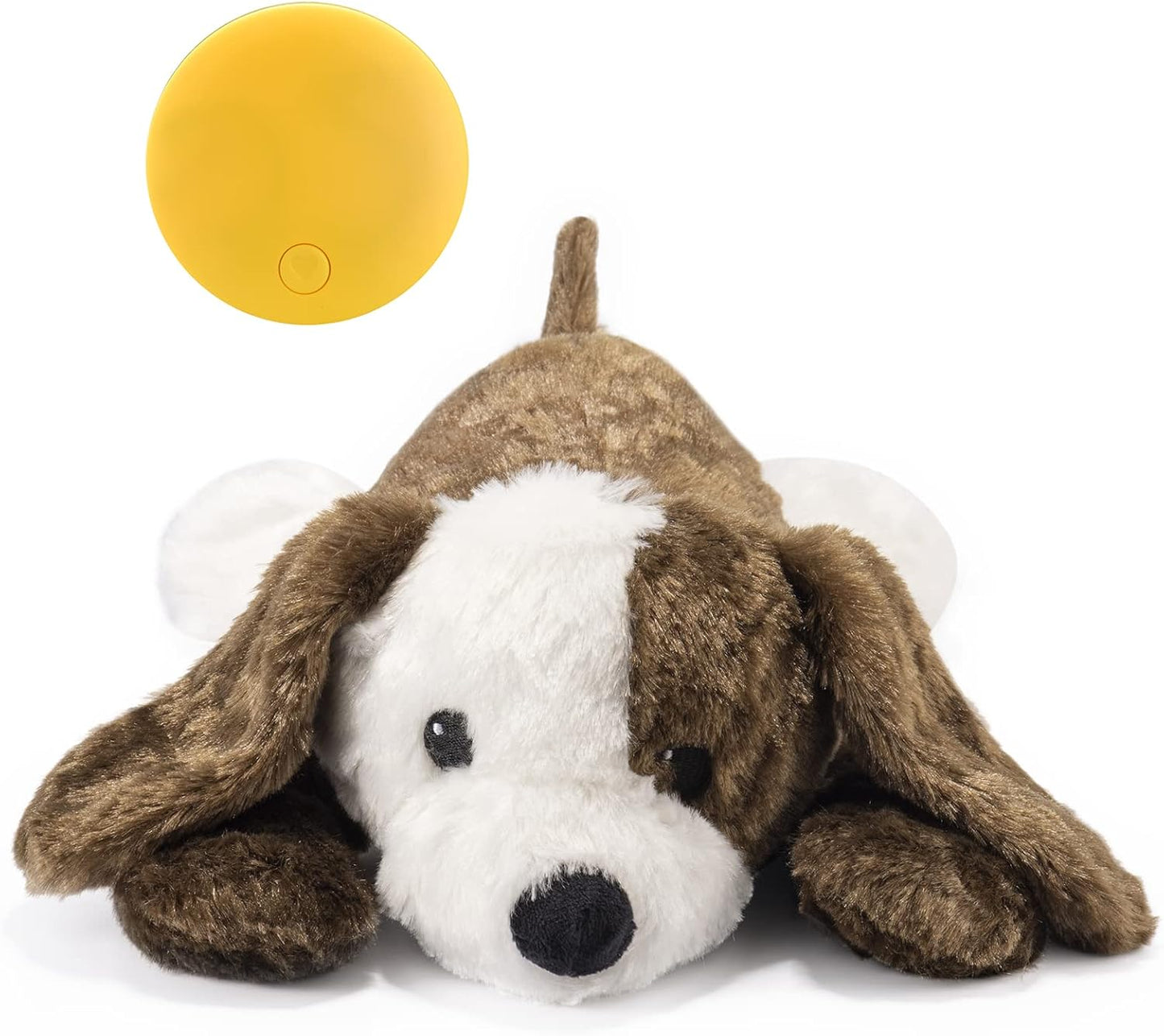 Heartbeat Puppy Toys Dog Heartbeat Toy for Dog Anxiety Relief and Calming Aid, Heartbeat Stuffed Animal for Puppy Sleep Aid Crate Training, Puppy Essentials Needs Gifts