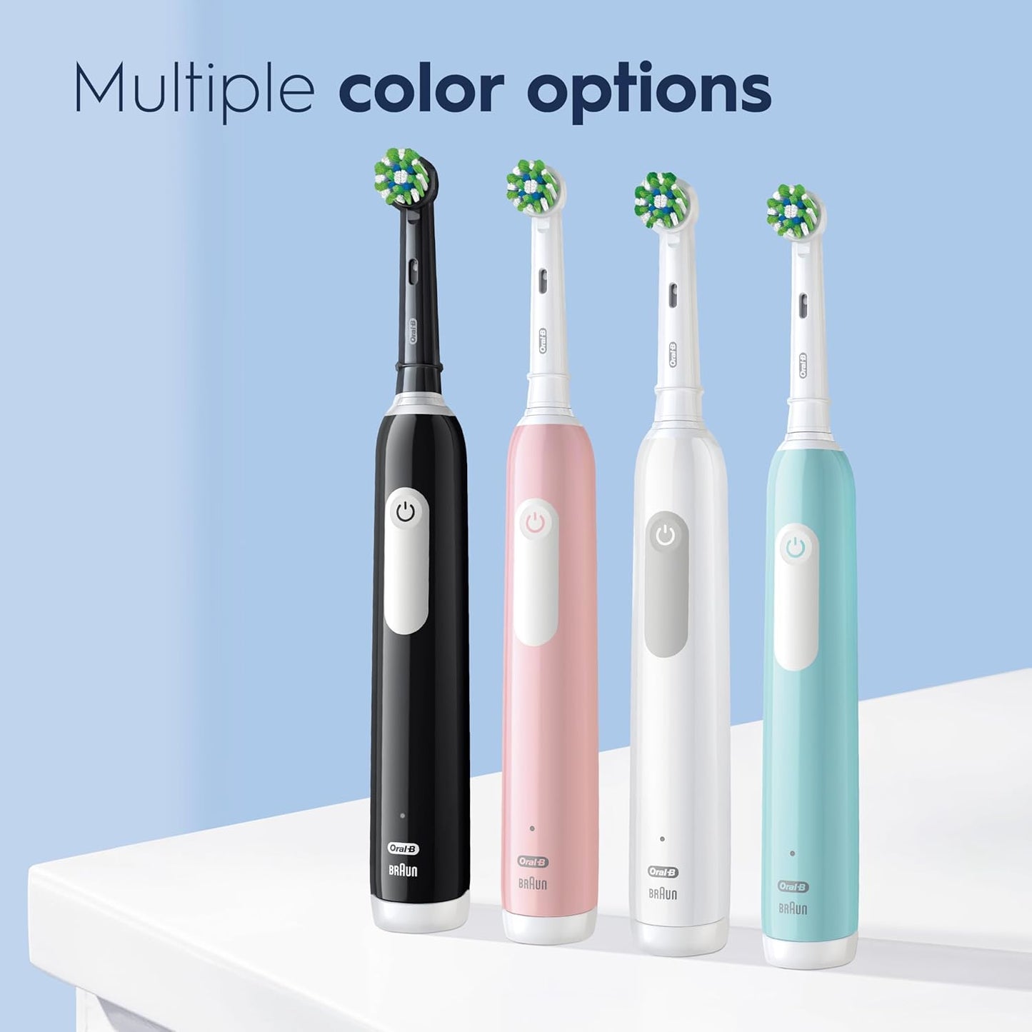Oral-B Pro 1000 CrossAction Electric Toothbrush, Green