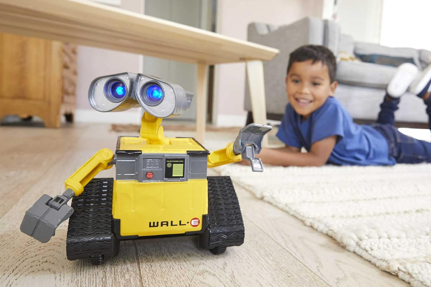 Mattel Disney Pixar WALL-E RC Robot Toy with 20+ Lights & Sounds, Hello WALL-E Action Figure & Remote Control (Amazon Exclusive)