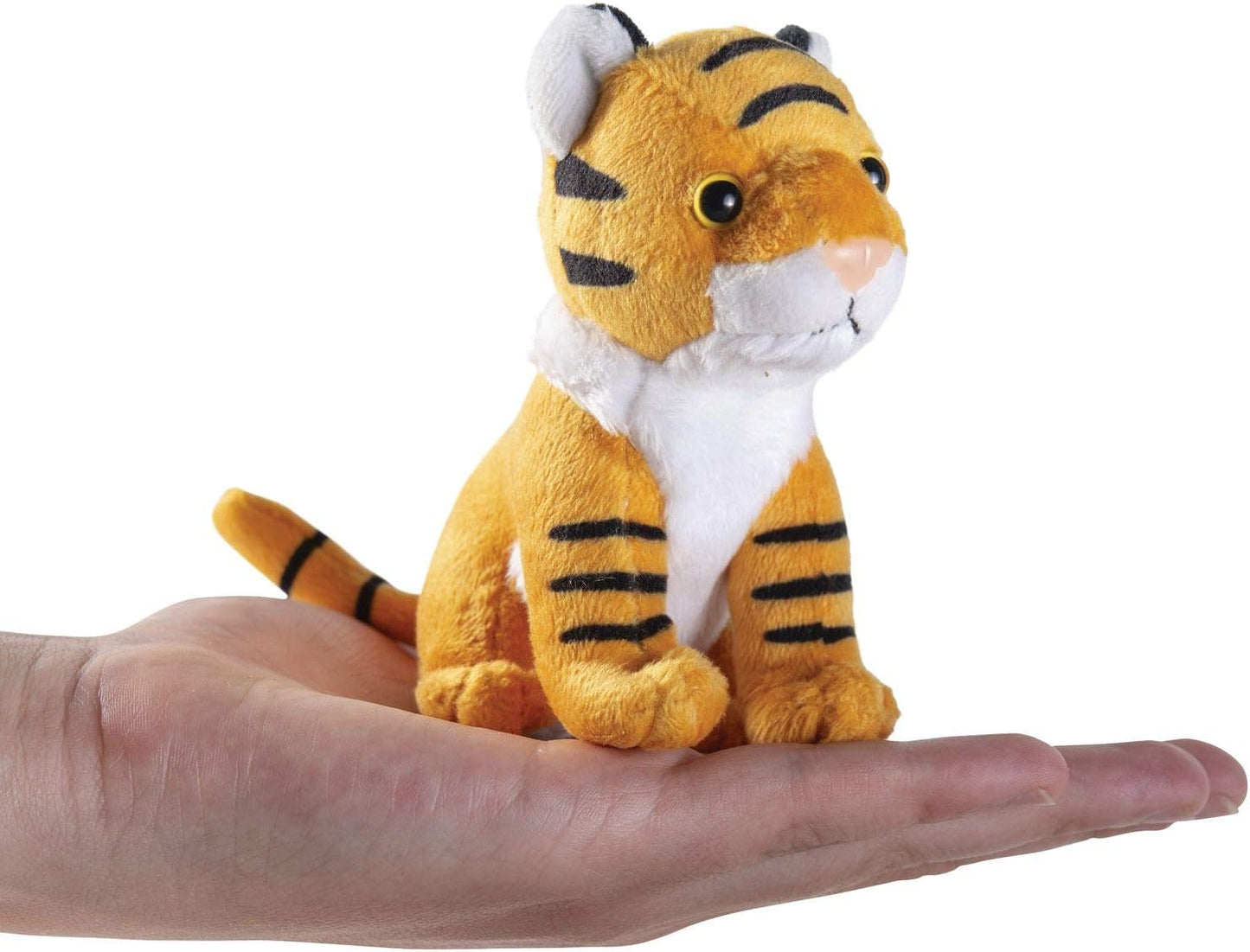 PREXTEX Safari Friends Stuffed Animal Gift Set - 5 Small Plush (Giraffe, Tiger, Lion, Polar Bear, Elephant) Zoo Animals - Machine Washable Stuffed Animals for Boys & Girls Ages 3-5+