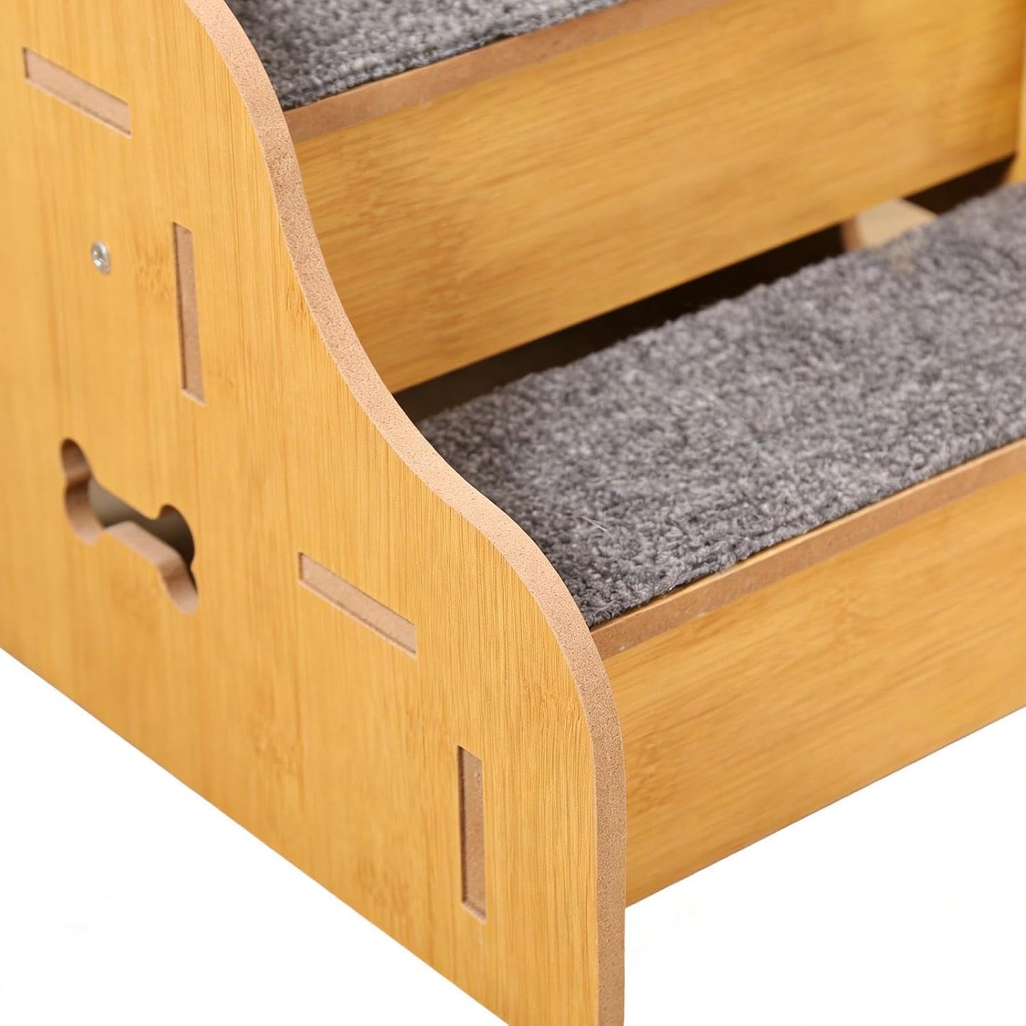 Pet Stairs - Puppy Climbing Ramp Stairs, Dog High Bed Steps with Non Slip Surfaces & Lightweight Design for Indoor Bedroom Sofa Window Living Room RV Couch Furniture Apartment Use