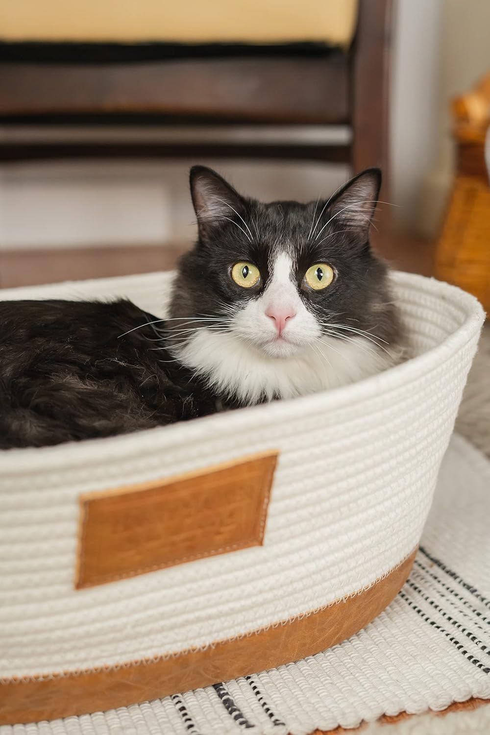 Harry Barker Woven Rope Basket Bed