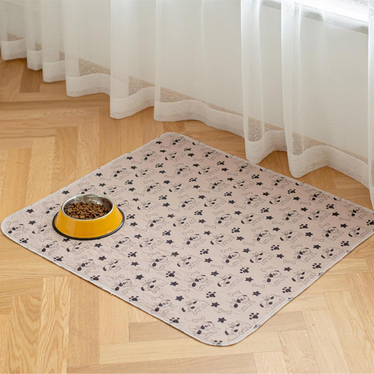 Training Pads – Reusable Pee Mats for Pet Learning | Fast Absorb Core Layers, Washable Multi Use Design, Leak Guard Structure & Indoor Care Features for Cat Potty Practice, Crate Resting, Travel Setup