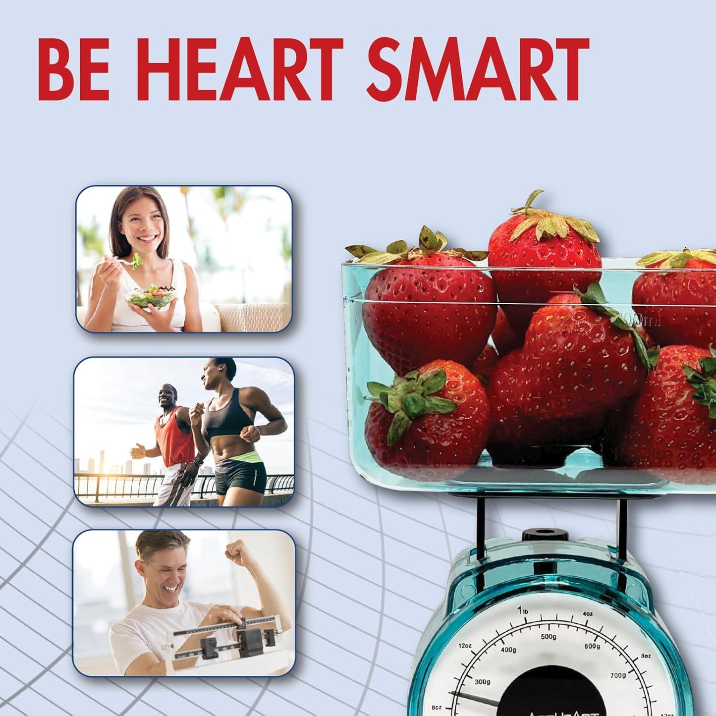 Mechanical Kitchen Scale, Precise Measurements with Removable Bowl, Measurement Units:lbs, oz, g, ml
