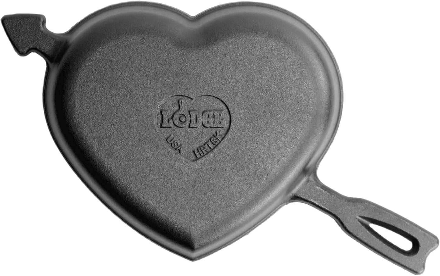 Lodge Seasoned Cast Iron Heart Skillet