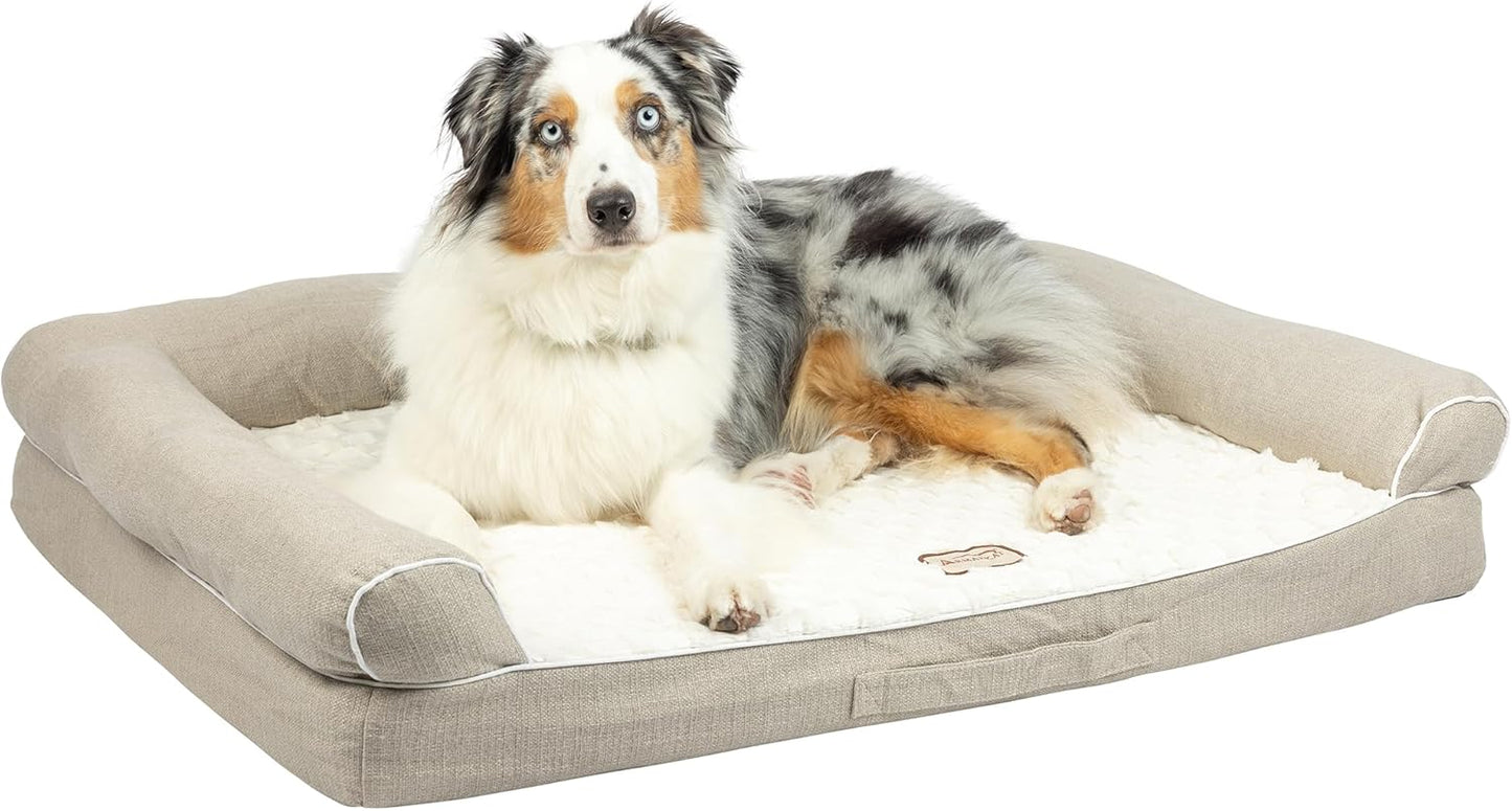 Armarkat D07B Bed Dog Bed, One Size, Beige, Ivory