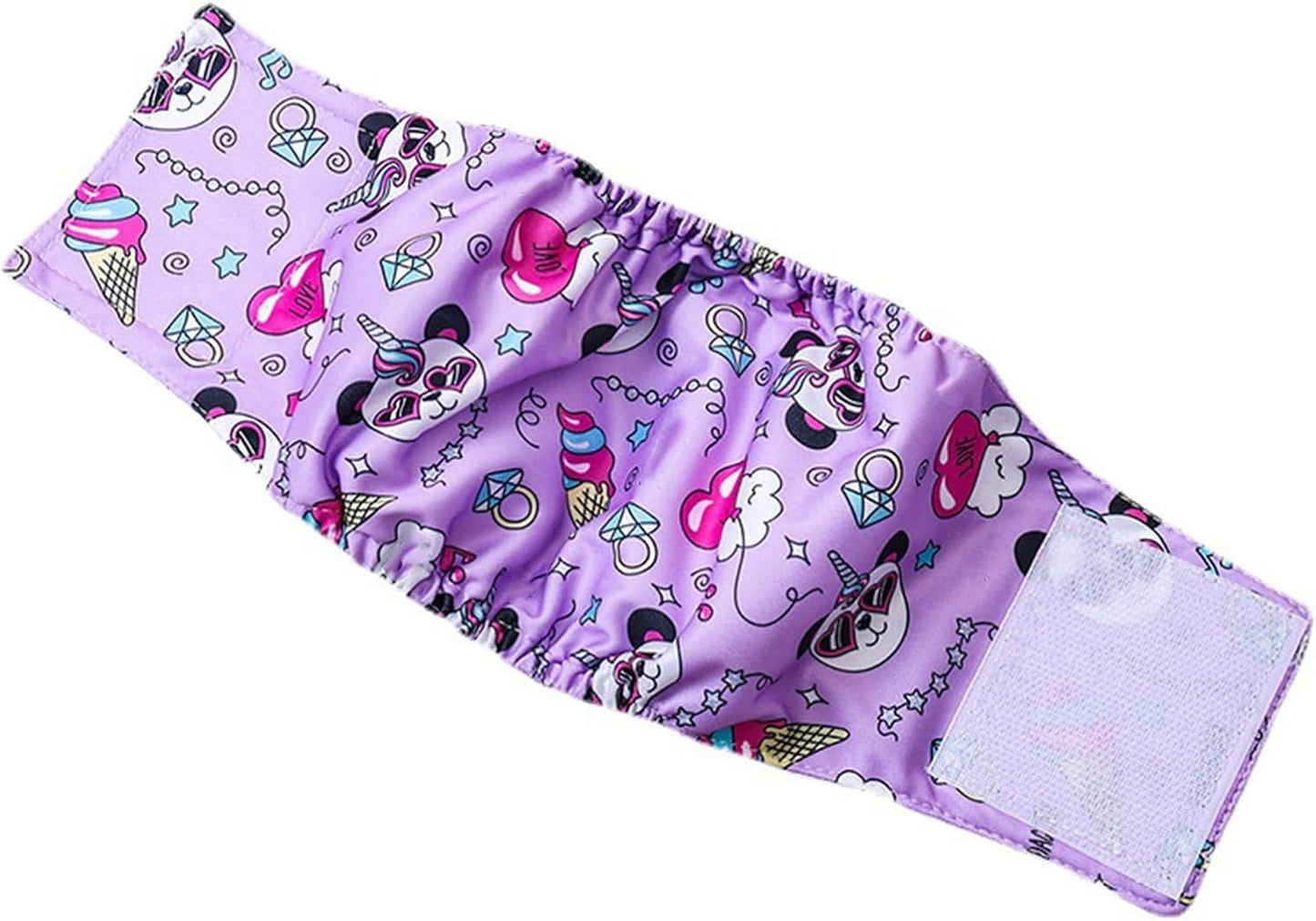 Male Dog Physiological Pant Breathable Adjustable Waist Reusable Washable Pet Diaper for Indoor Outdoor Use Polyester Material (L)