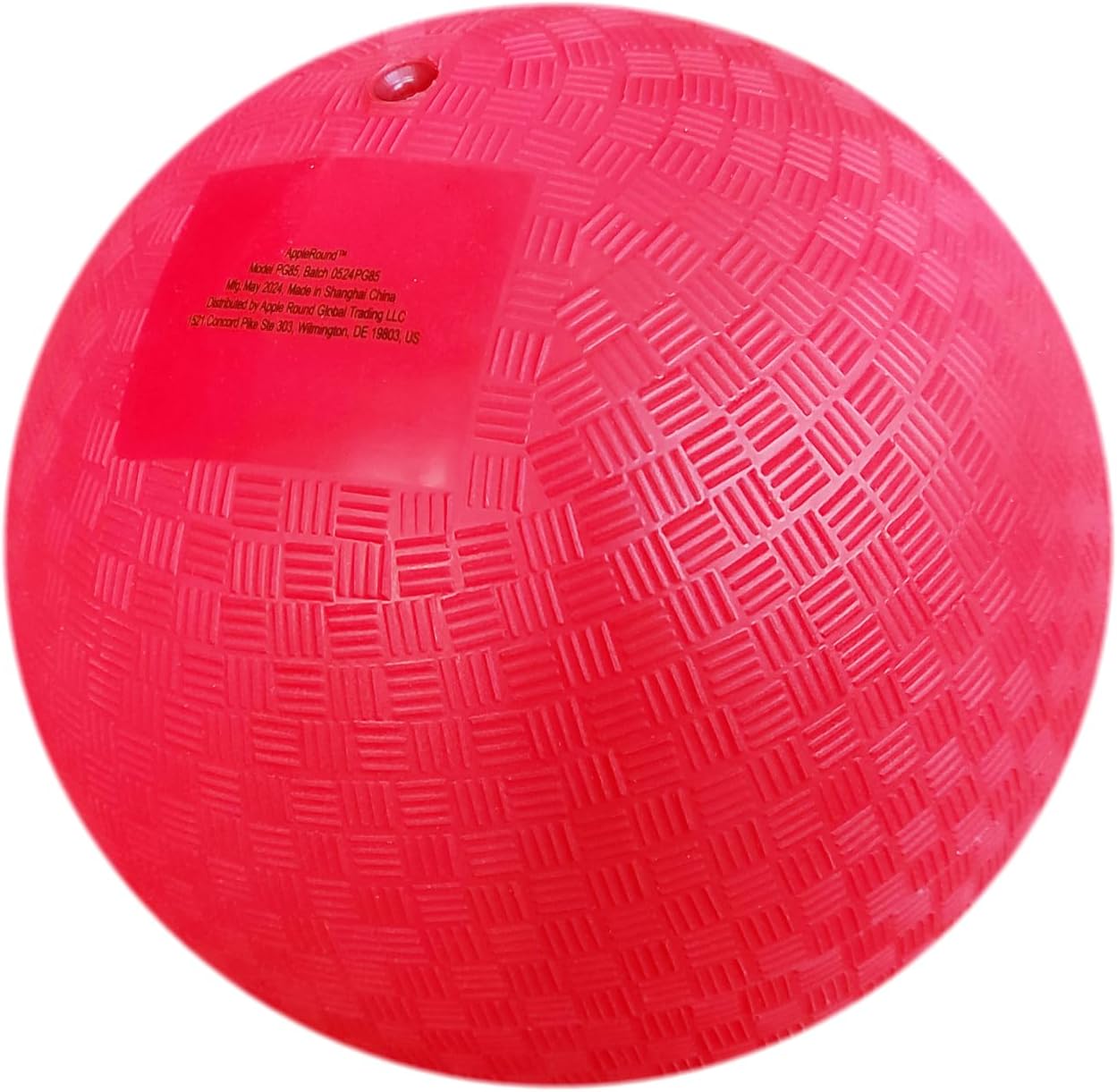AppleRound 8.5-inch Dodgeball Playground Balls, Pack of 4 Balls with 1 Pump, Official Size for Dodge Ball, Handball, Camps and Schools