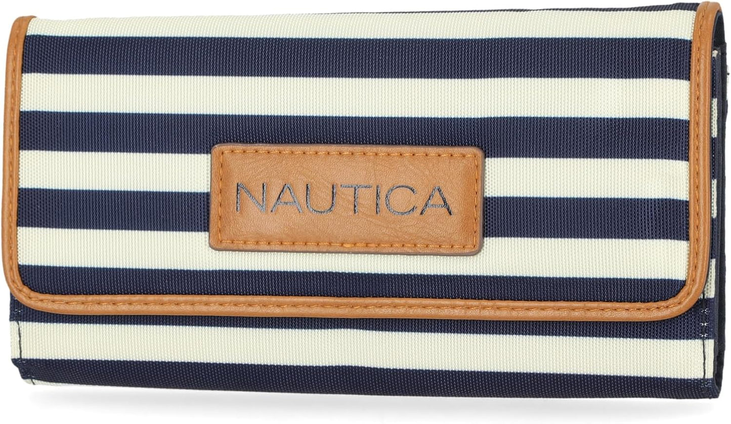 Nautica womens The Perfect Carry All Money Manager Wallet Organizer with RFID Blocking Wallet | Organizer, with RFID Blocking