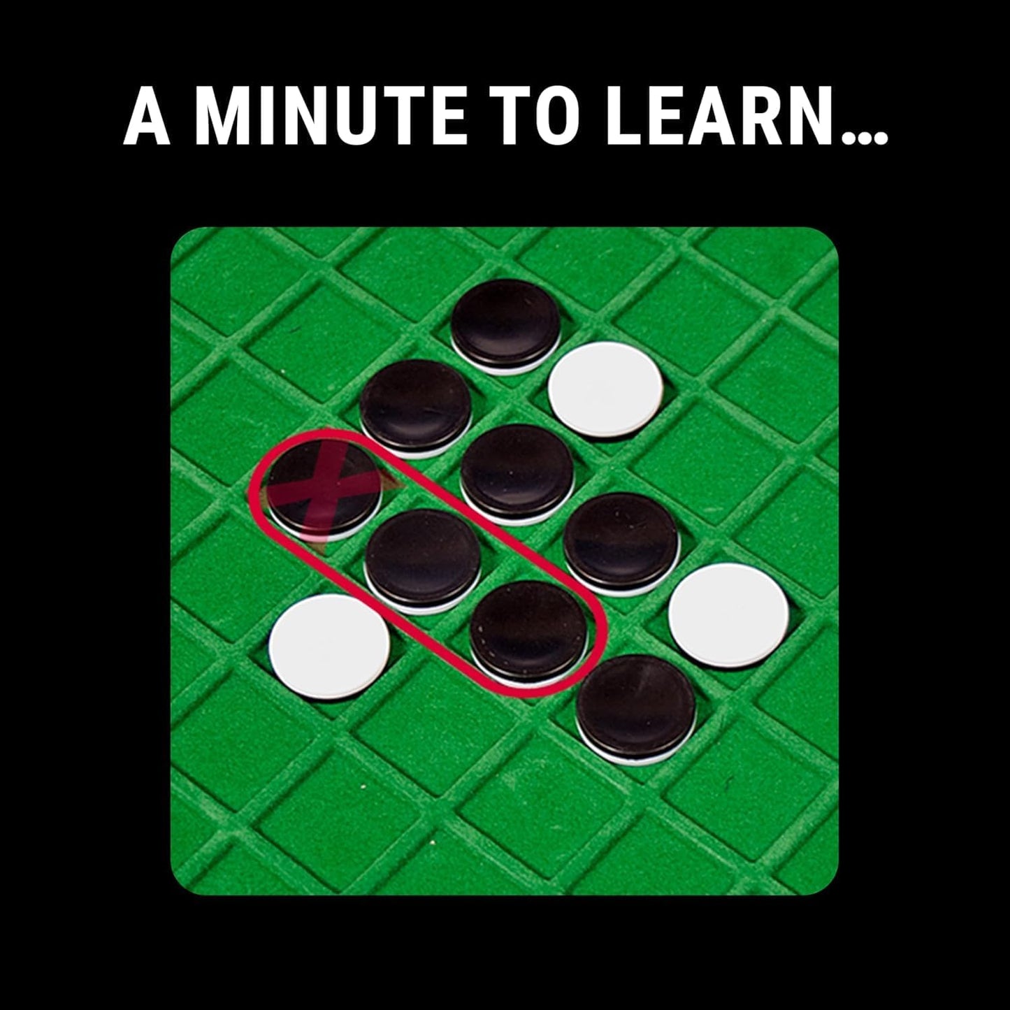 Ravensburger Othello - Classic Strategy Board Game for 2 Players - Easy to Learn, Hard to Master - Fast-Paced Family Fun - Ages 8+