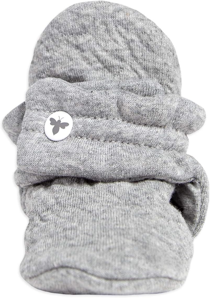 Burt's Bees Baby Unisex Booties Organic Cotton Newborn Essentials Shoes for Infants
