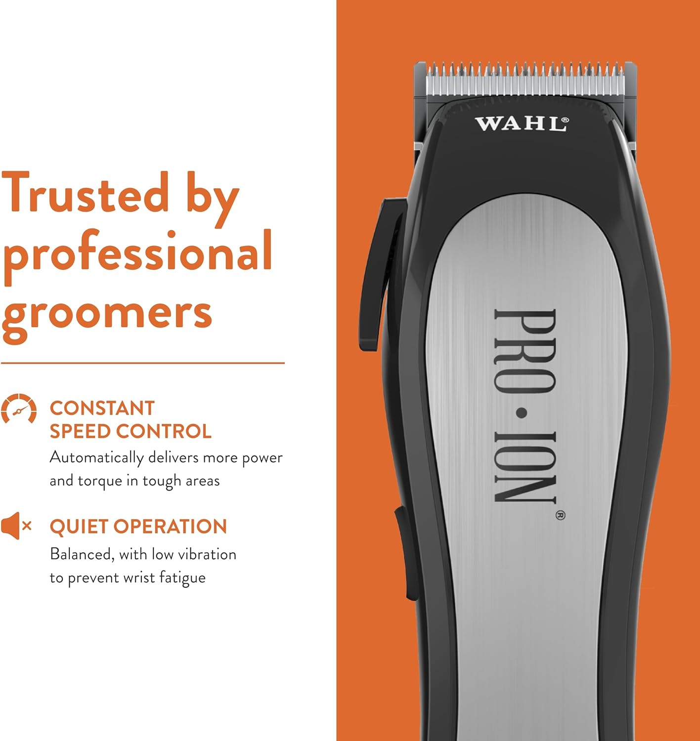 Wahl Professional Animal Pro Ion Pet, Dog & Cat Cordless Clipper Kit (#9705) - Cat, Dog & Pet Grooming Kit - Great Pet Grooming Clippers for First-Time Groomers - with 2 Hour Run Time
