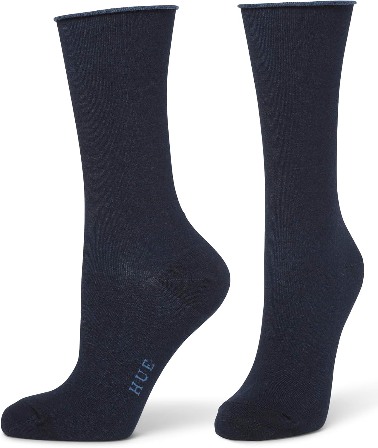 HUE Women's Jeans Sock Crew 4 Pair Pack