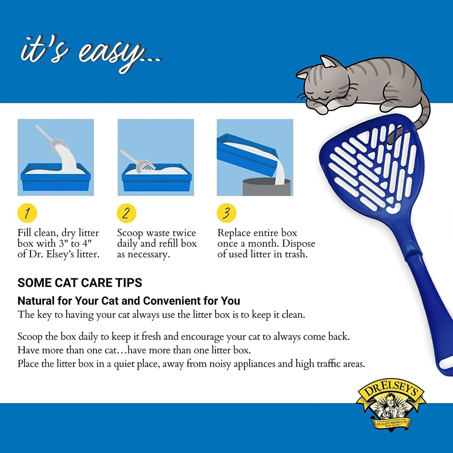Dr. Elsey's Ultra UnScented Clumping Clay Cat Litter 40 lb. Bag