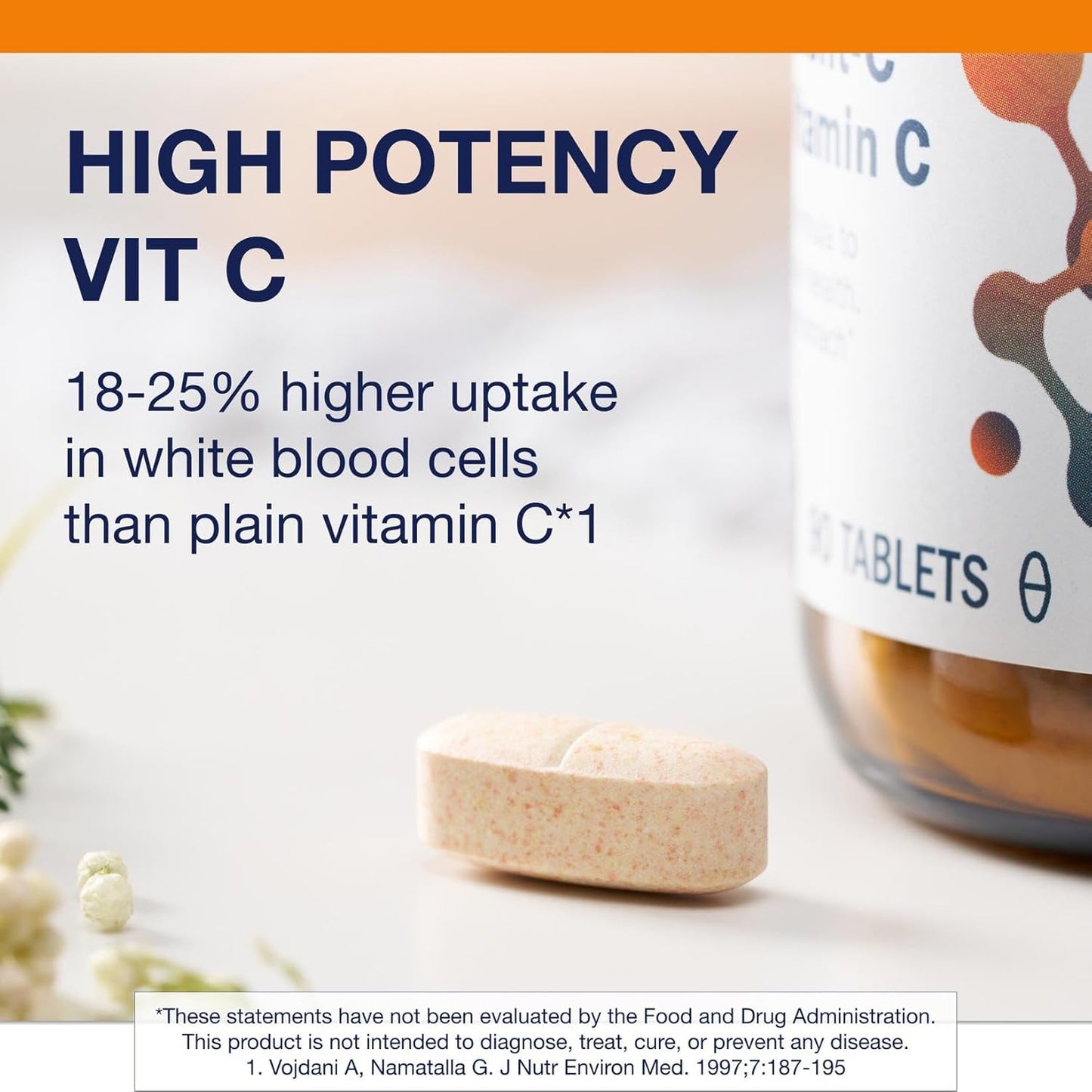 Metagenics Ultra Potent-C 1000 - Buffered Vitamin C Supplement with Antioxidant Support - Supports Immune Health, Collagen Formation & Stomach Comfort - Non-GMO & Gluten-Free - 90 Tablets