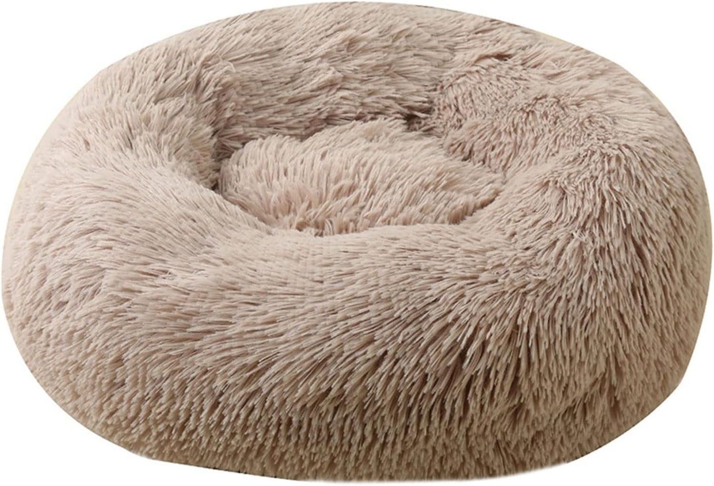 Dog Beds for Extra Large Dogs Round Plush Dog Cushion with Removable and Washable Cover Suitable for Labrador Retrievers, German Shepherds and Adult Rottweilers (Color : Brown, Size : XX-Large)