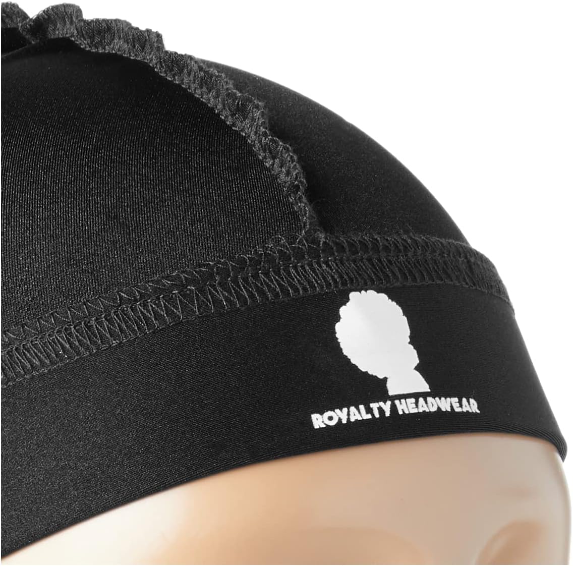 Royalty Headwear Silky Wave Cap for 360, 540 & 720 Waves, Soft Breathable Durag Skull Cap Beanie for Men