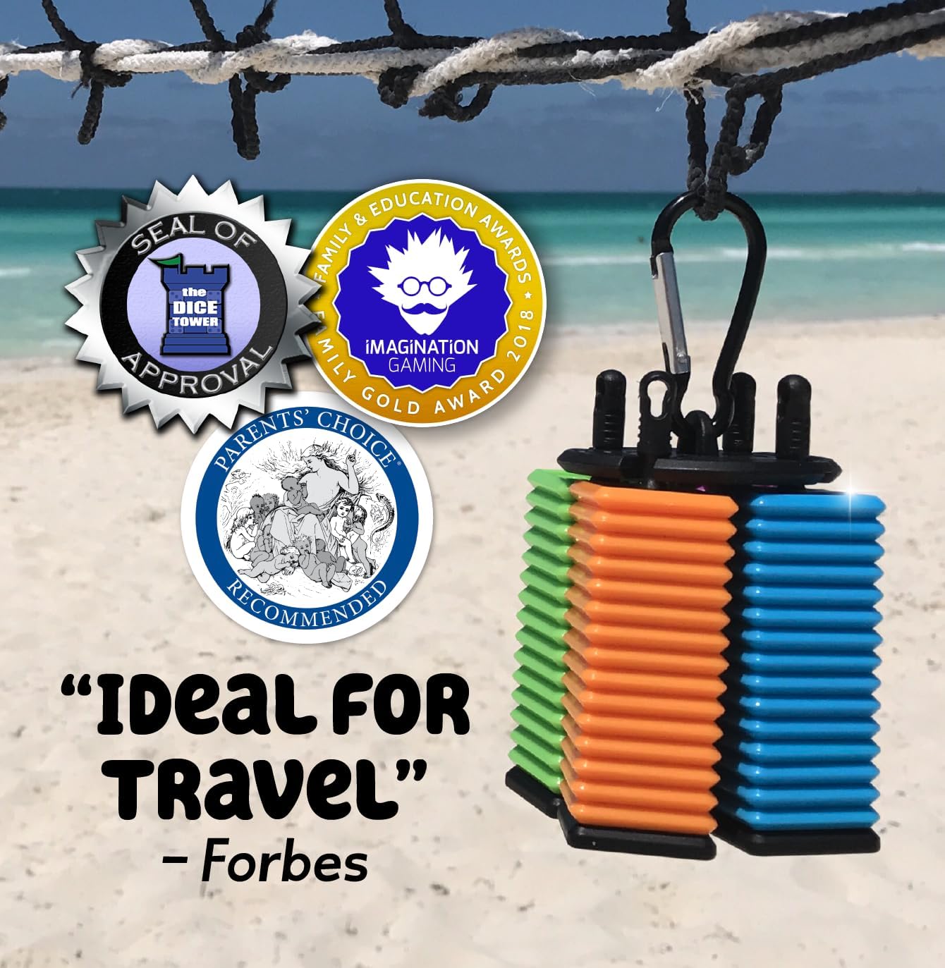 OK Play - Easter Basket Stuffer | Award-Winning Travel Game for Family & Friends | 2–4 Players | Waterproof Game | Learn in 10 Seconds