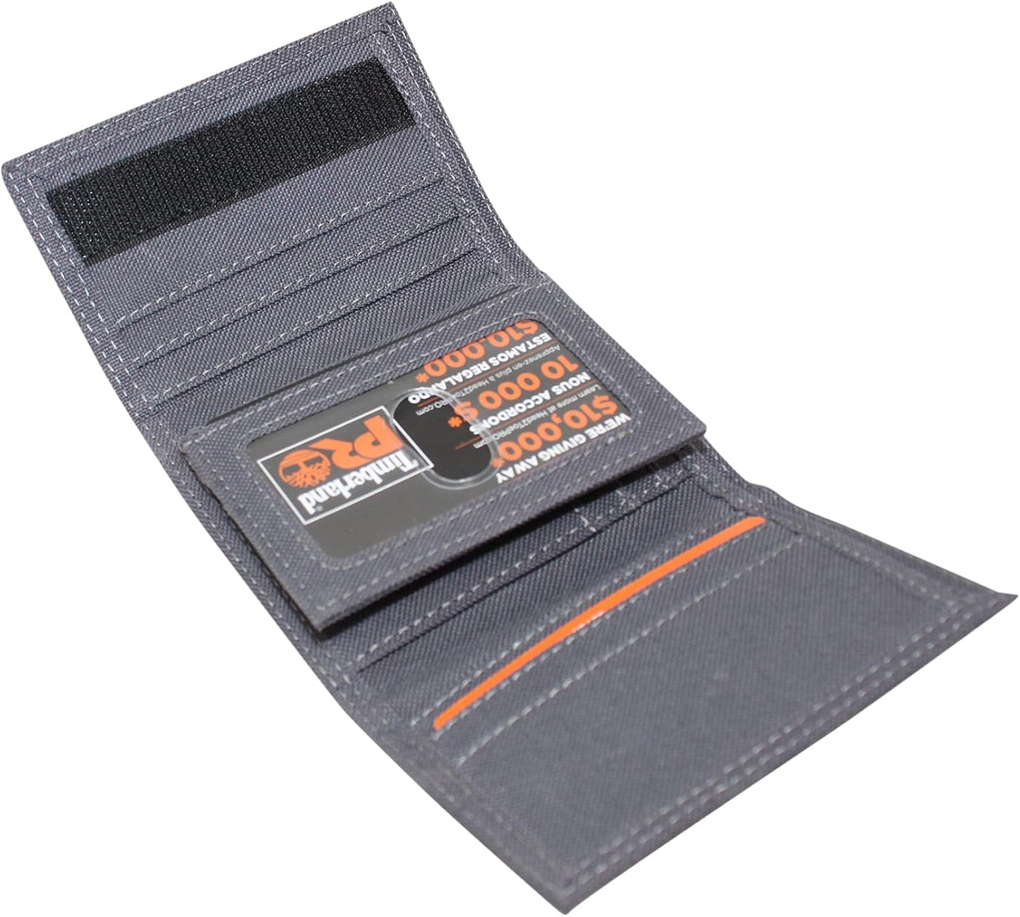 Timberland PRO Men's Cordura Nylon RFID Trifold Wallet with ID Window