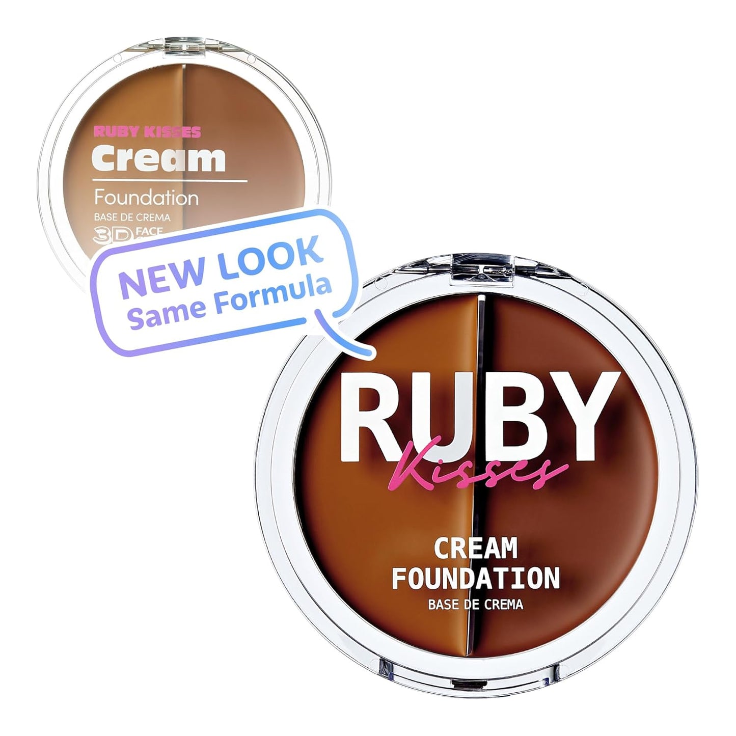 Ruby Kisses 3D Face Creator Cream Foundation & Concealer, 12 Hours Long Lasting, Medium to Full Coverage, Non-Greasy, Ideal for Makeup & Contour Palette (Level 12)