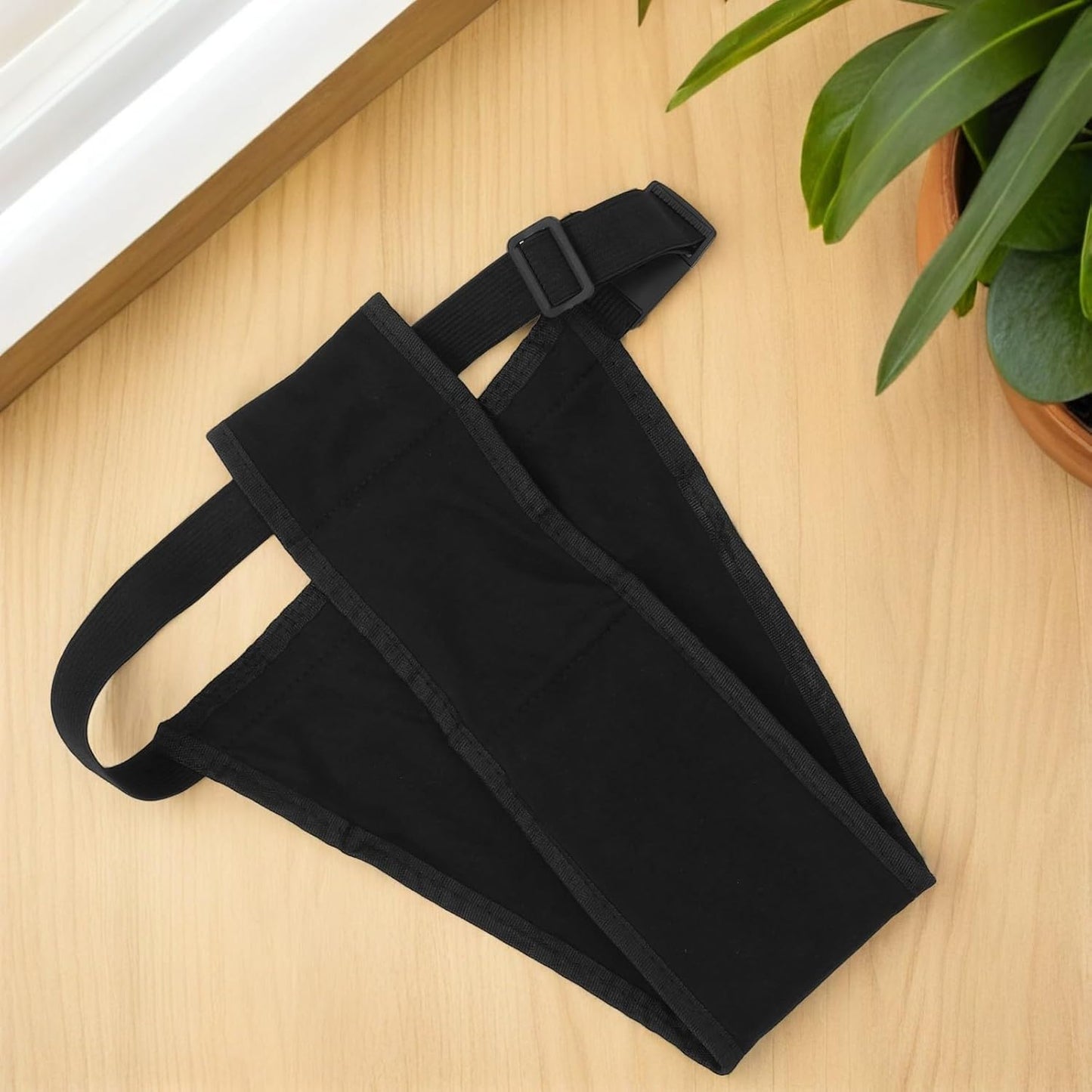 Milisten Female Dog Period Diapers Washable Reusable Puppy Dog Underwear with 3 Cotton Pads Black 2XL+XXL Breathable Protective Pet Pants for Heat Cycle and Incontinence