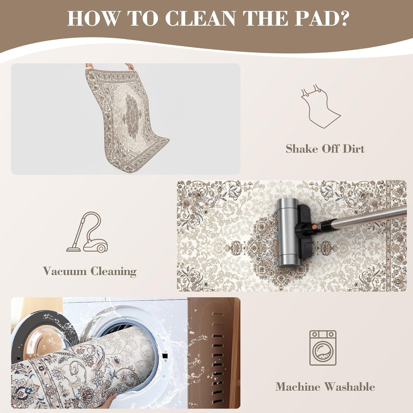 Washable Pee Pads for Dogs, 2 Pack Reusable Puppy Training Pads. 36''x48'' Super Absorbent Dog Rugs, Non-Slip and Leakproof Pee Mat for Dogs, Whelping Pads for Crates and Floors