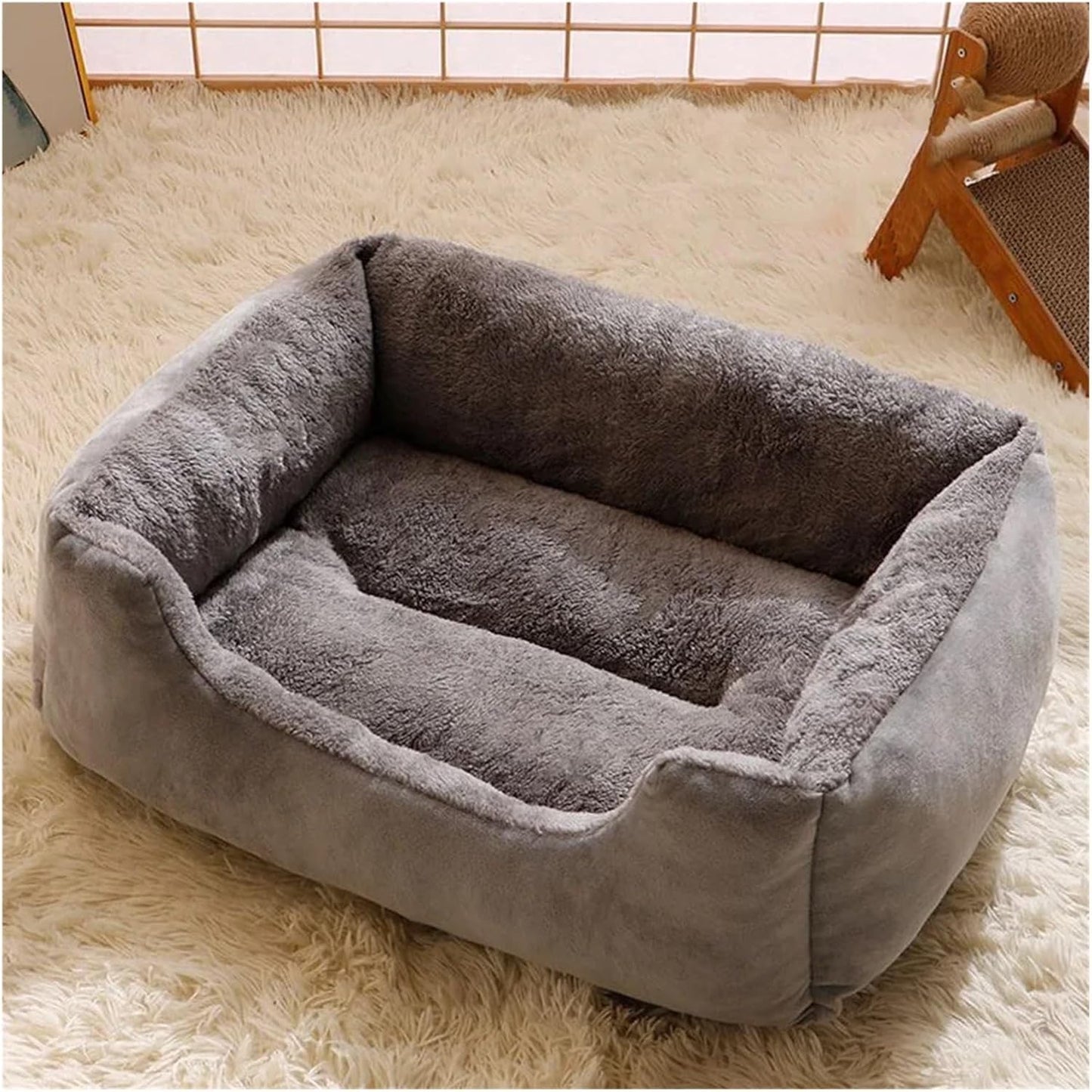 Bed for Cats Pet Products Cushions Kitten Goods Accessories Dog All Home Supplies Things Accessory Habitats Basket House Beds(Pink,XL 70x50)