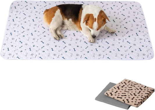 The Pee Pad Dogs Actually Use, 4-Layer Leak Protection Washable Pee Pads, Easy to Clean & Reusable (E,S(17.7" x 23.6"))