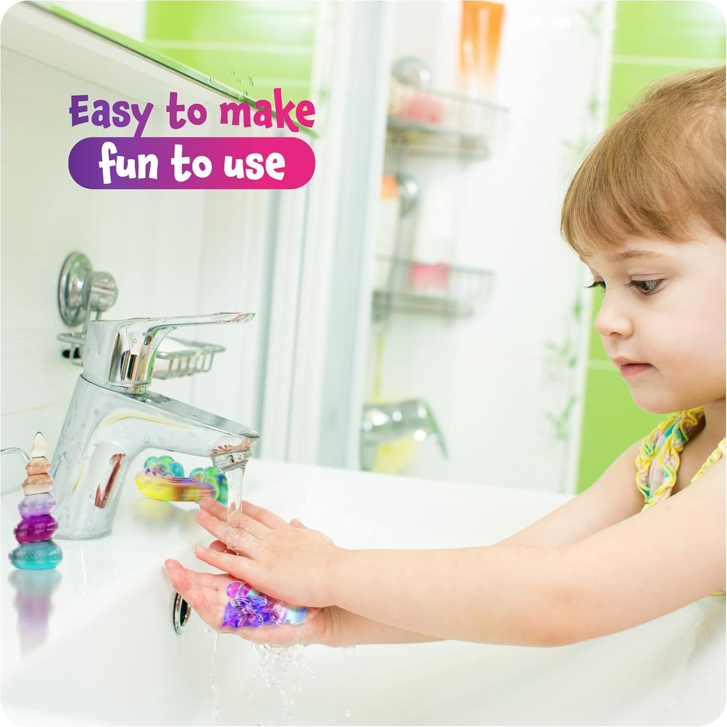 Dan&Darci Unicorn Soap Making Kit - Girls Easter Crafts DIY Project Age 6+ Year Old Kids - Unicorn Girl Gifts - Science Activity Teenage Gift - Make Your Own Soap - Craft Toys Ages 6 7 8 9 10 11 12