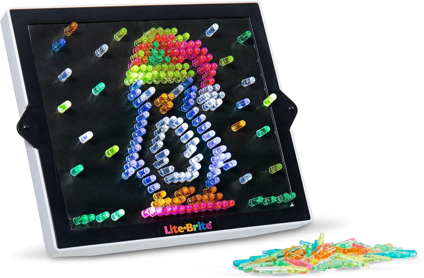 Lite Brite Ultimate Value Retro Toy, 12 Seasonal Templates, Peg Pouch, Amazon Exclusive, Light up Creative Activity Toy, Educational Stem, Gift for Girls and Boys, Ages 4+