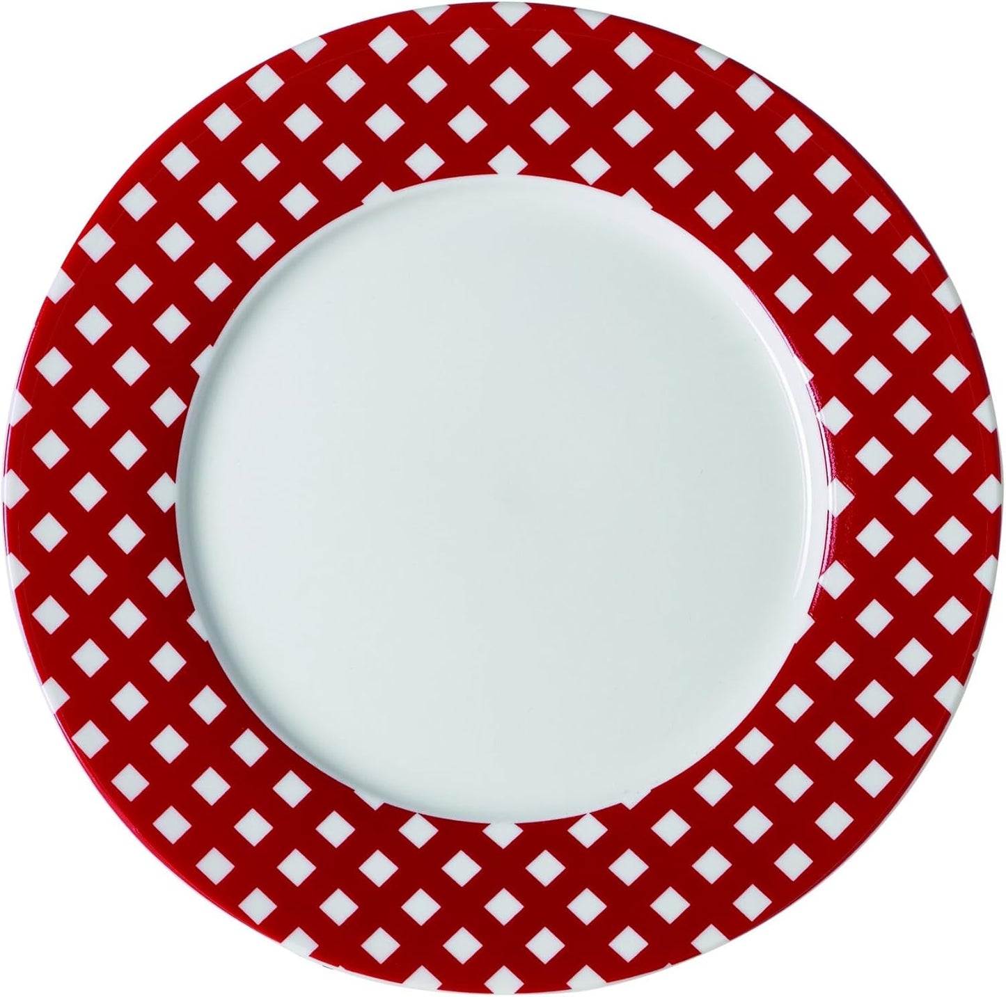 Pfaltzgraff Kenna Red 16-Piece Porcelain Dinnerware Set, Service for 4