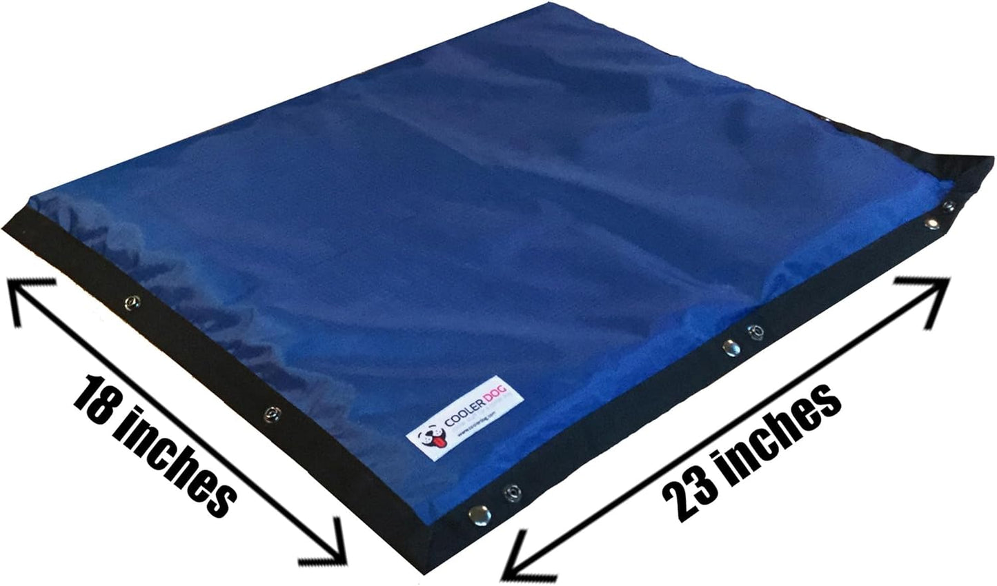 CoolerDog Hydro Cooling Mat for Dogs – Dog Cooling Mat & Cooling Pad for Hot Weather – Triple Layer Cooling with Ice Sheet & Water Cushion (Small/Medium 23" x 18")
