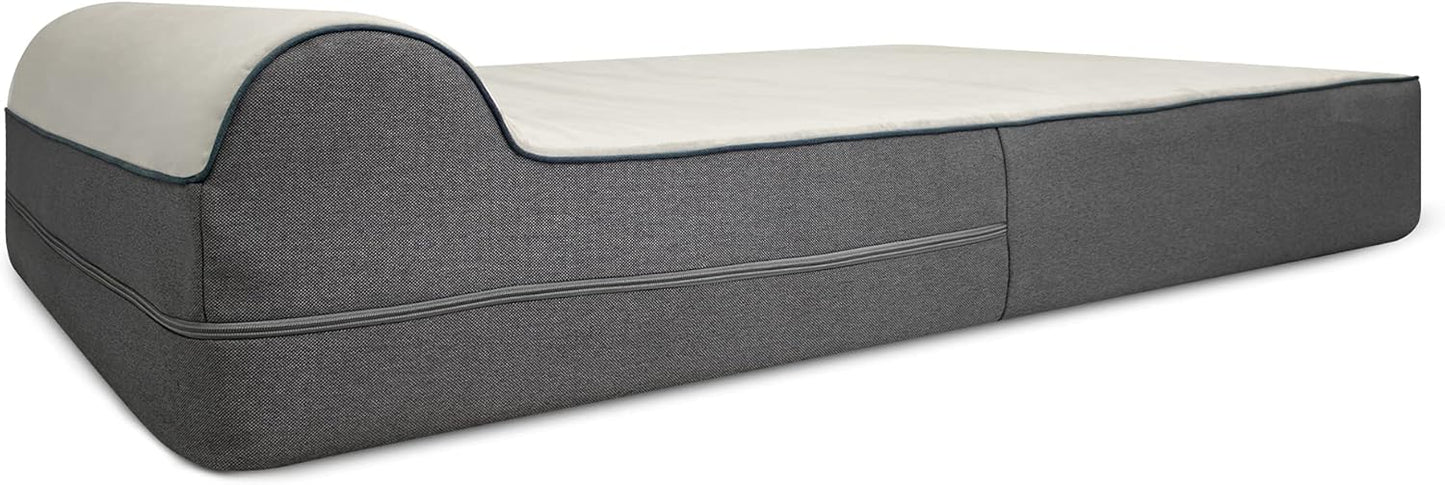KOPEKS Dog Bed Replacement Cover Memory Foam Beds - Extra Large (Jumbo Size) - Deluxe Grey