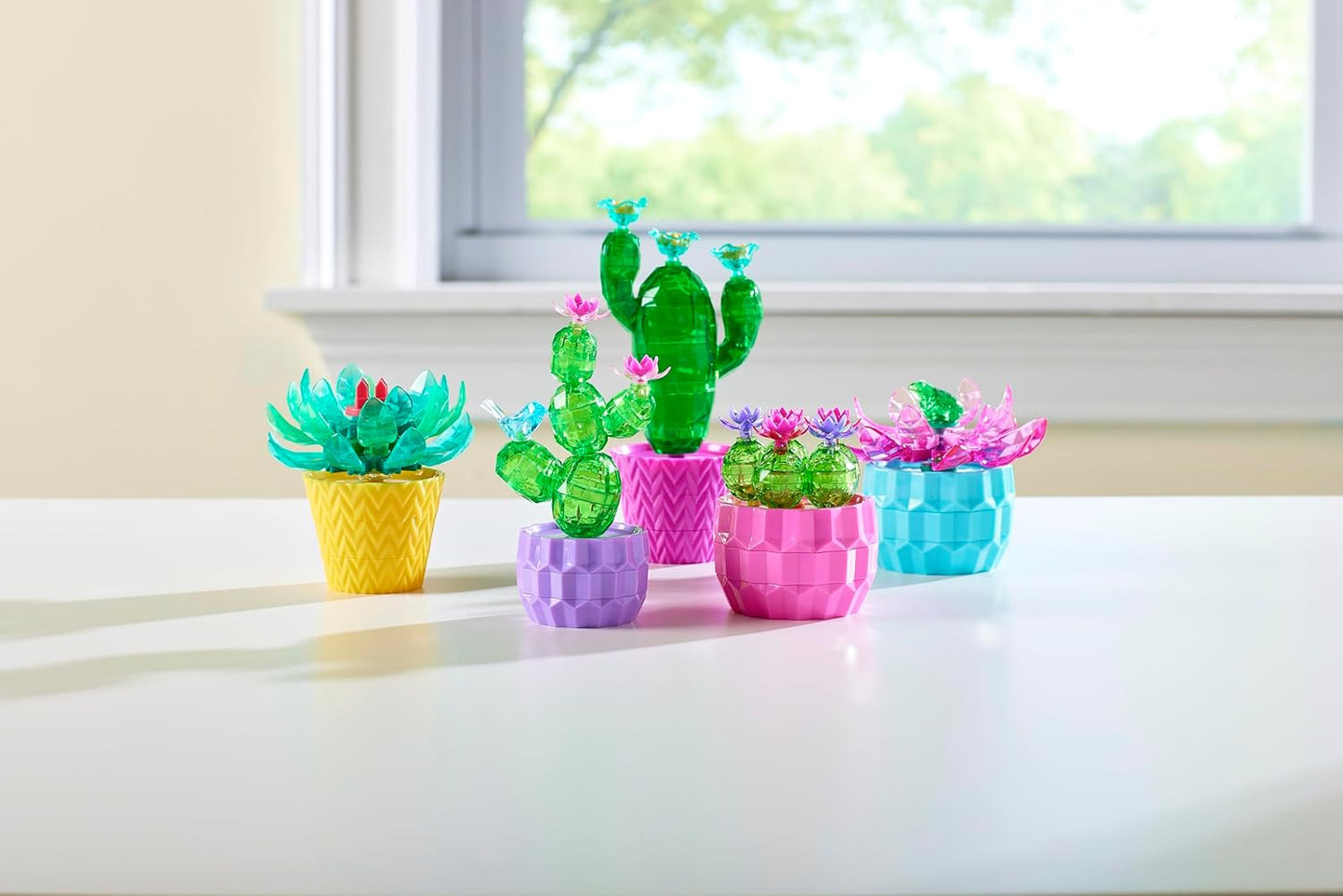 Crystal Gem Creations Jewel Succulents Kit by RoseArt, 175+ Pieces, Great for Adults, Tweens and Children Ages 8+