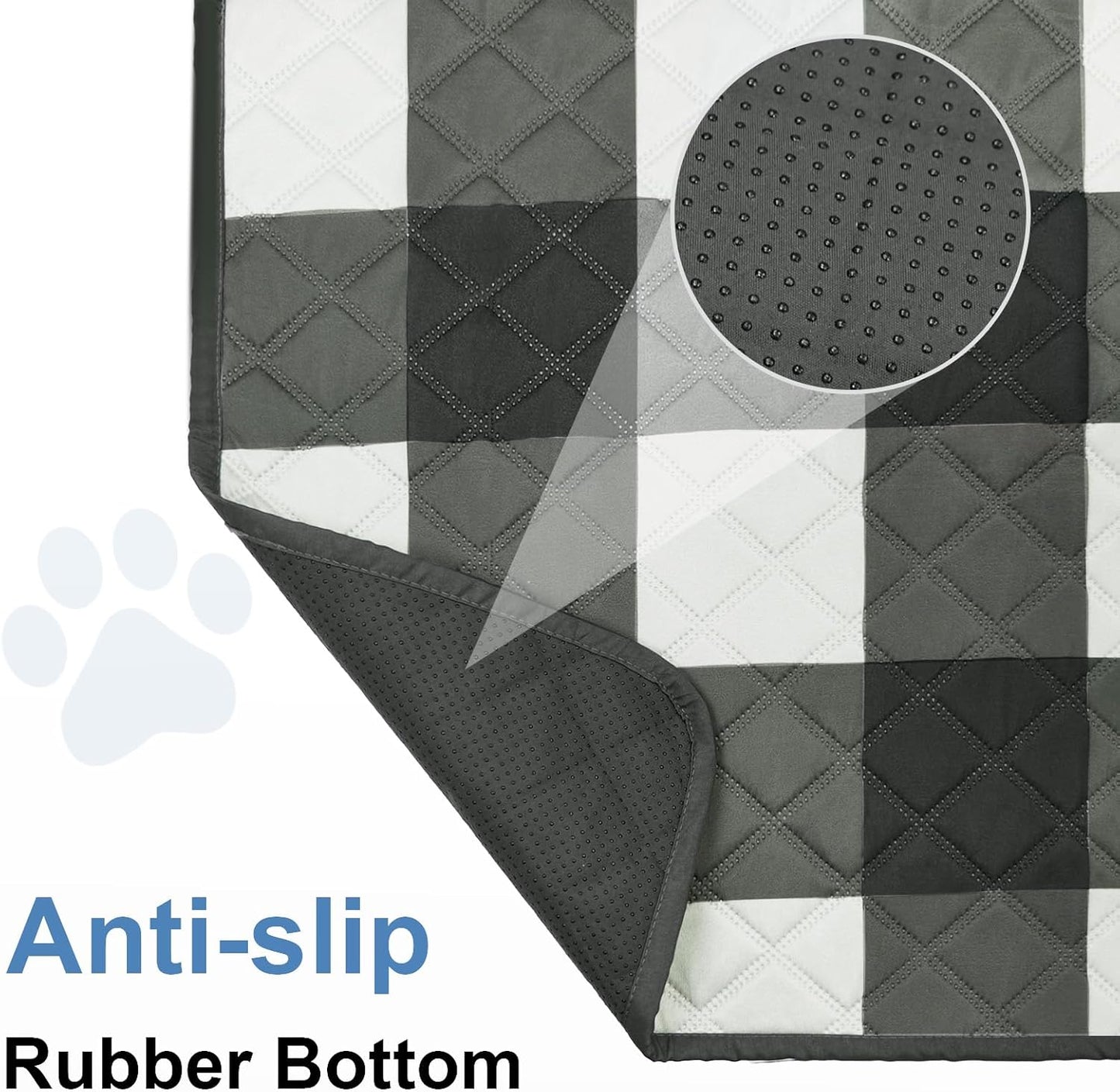 Washable Pee Pads for Dogs(2-Pack, 36"x36"),Absorbent & Leakproof Reusable Training Dog Pads Non-Slip Puppy Pads Incontinence Bed Pads for Crates, Whelping, Playpen, Bed and Floors
