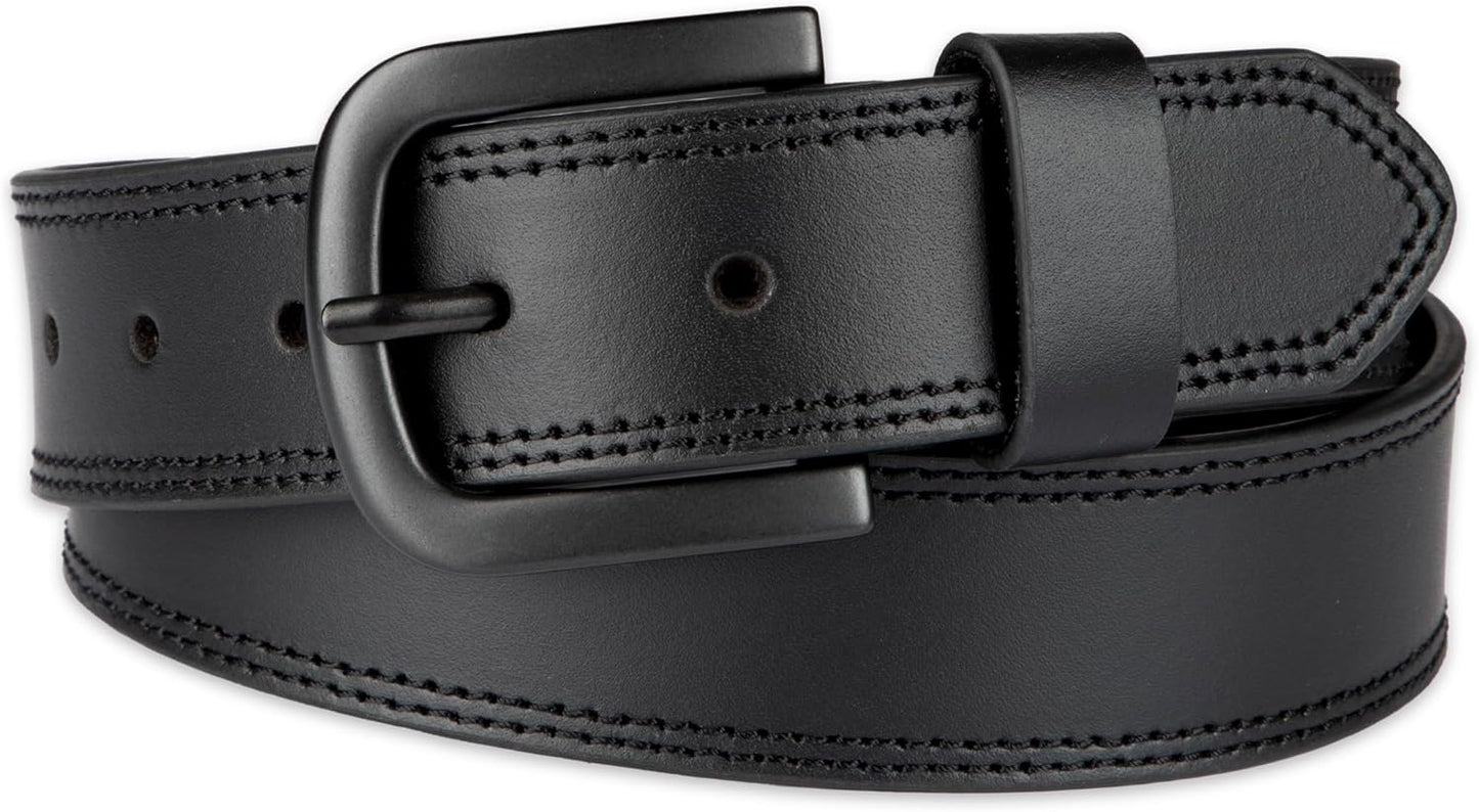 Dickies mens Genuine Leather Belt – Durable Casual Style, Regular & Big and Tall Sizes