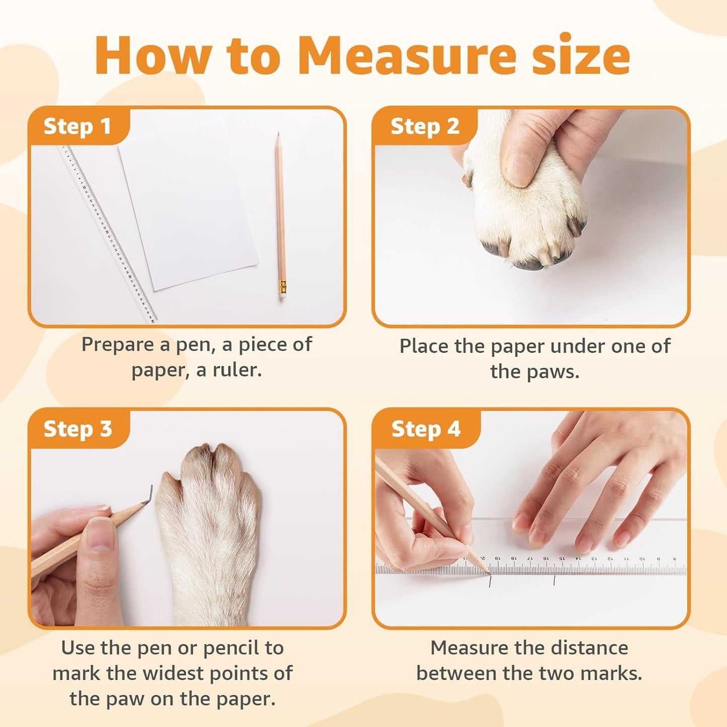 Non Slip Dog Socks to Prevent Licking Paws - Strong Traction for Hardwood Floors, Senior Dogs, Paw Protector, Prevent Scratching, Double Sides Anti Slip Dog Socks - Size Large