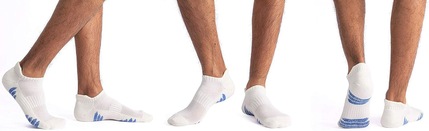 UI U&I SOCKS Men's Performance Cushion Cotton Low Cut Ankle Athletic Socks (6-Pack/12-Pack)