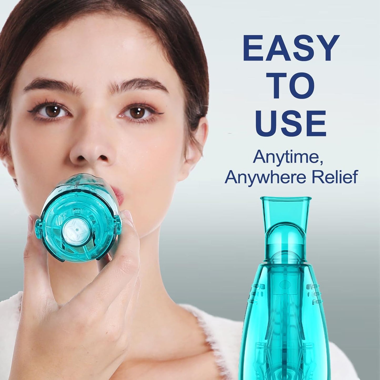 Flutter Valve Device for Lungs, Breathing Exercise Device, Breathing Trainer(Strong)