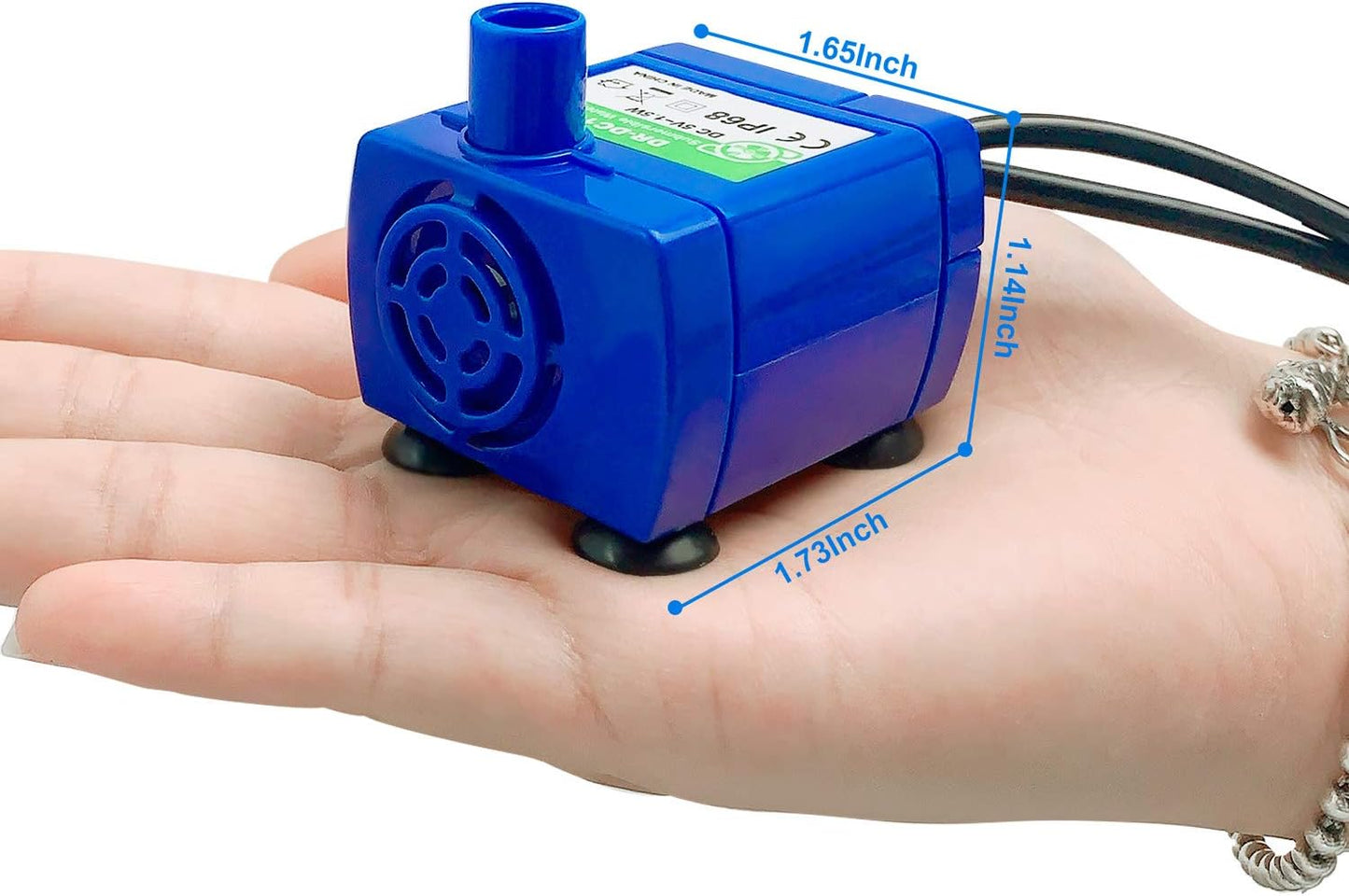 Cat Water Fountain Pump, Replacement Pet Fountain Pump DR-DC160 Motor for 360° Stainless Steel Cat Fountain, Cupcake Ceramic Cat Drinking Fountain, Plastic Water Dispenser
