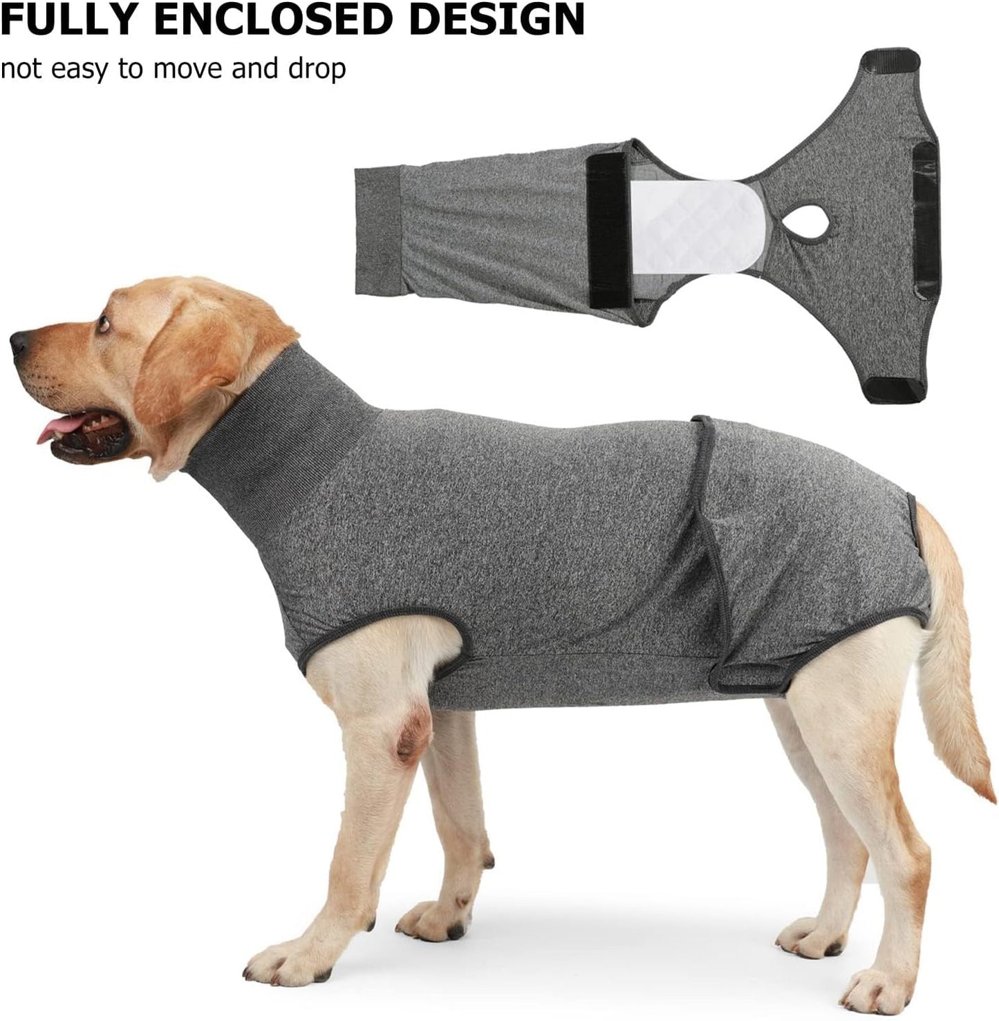 Dog Diaper Sanitary Pantie Full Body Dog Diaper Doggy Diapers Female Reusable Dog Physiological Clothing for Male and Female Dogs Menstruation Neuter Surgical Recovery Diapers for Dogs Washable (XL)