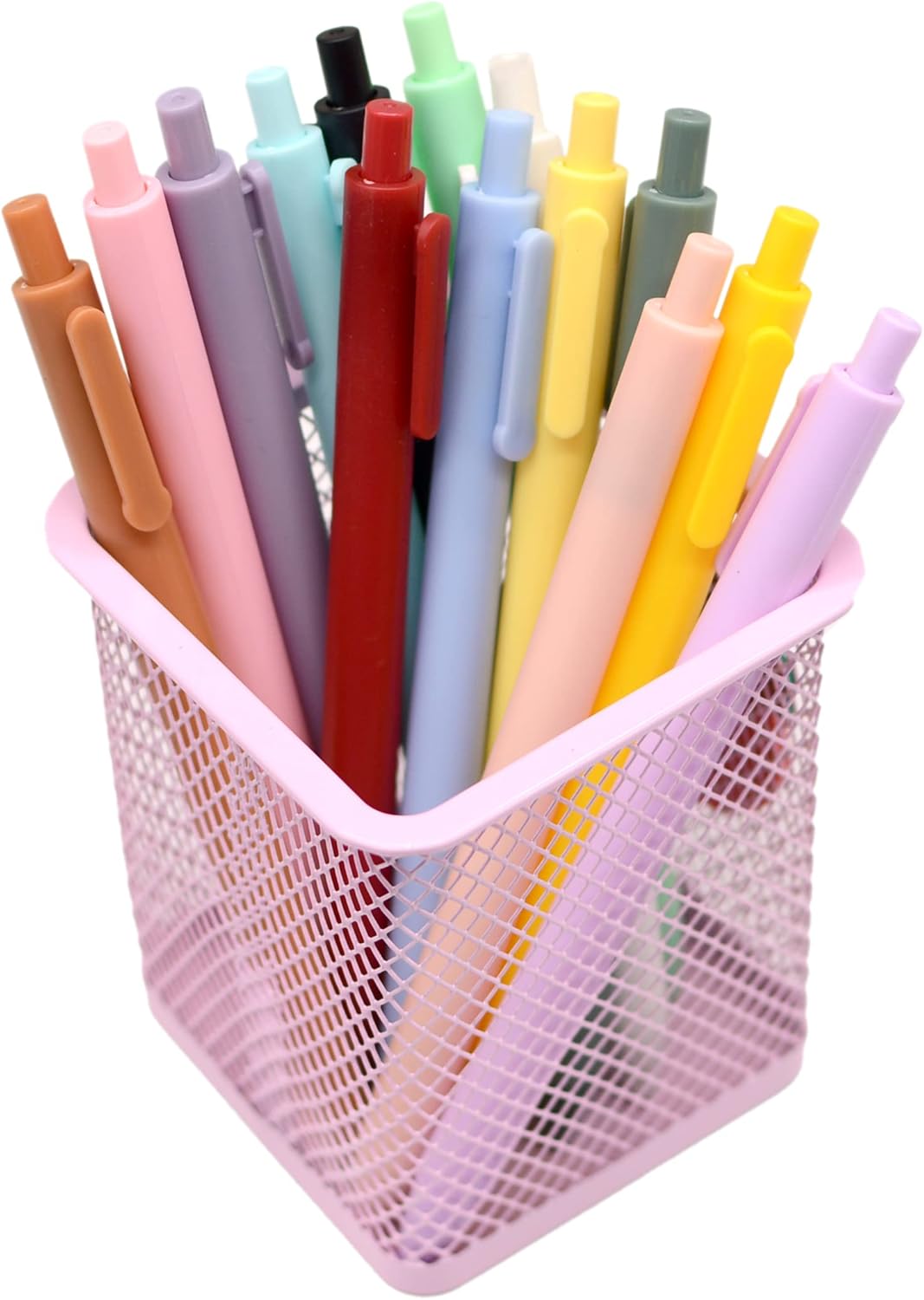 YYaaloa 70pcs Cute Pens Black Gel Ink Pens Retractable 0.5mm Gel Pens Bullet Point Nice Gifts Fun Pens for Women Office Supplies