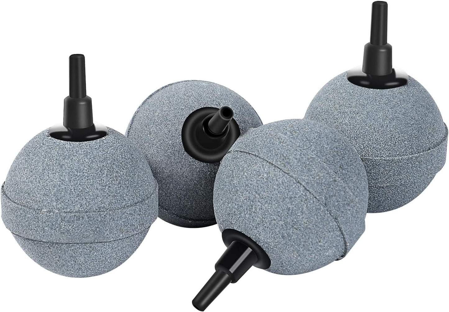 AQUANEAT Air Stones for Ponds 2 Inch, Long Lasting Aerator Oxygen Diffuser, Air Pump Accessories for Aquariums, Fish Tanks, Hydroponics and DWC Reservoirs 4 Pack