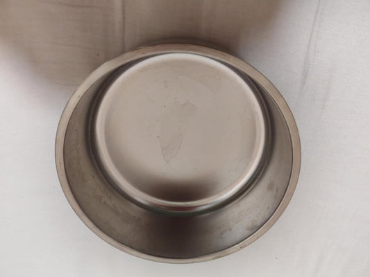 Elevated Slow Feeder Dog Bowl for Small Medium Breed Puppies, 2 Cup 304 Stainless Steel Maze Food Dish for Fast Eaters, Non Slip Raised Doggy Metal Plate with 5.5 Inch Stand, Non Gobbling, Neck Relief