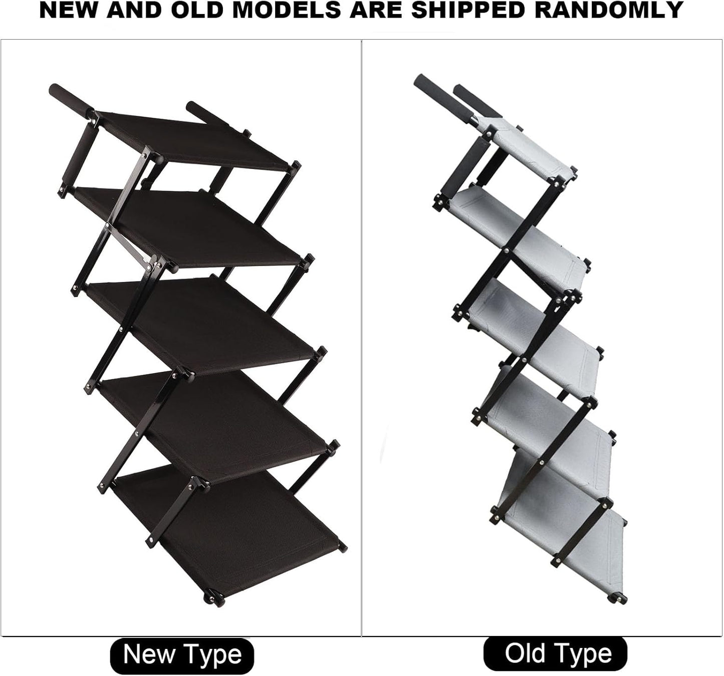 Dog Car Steps,Dog Car Stairs,Folding Pet Ladders,Portable Ramps for Cars and SUVs,Secure Buckle,Wear-Resistant,Folding Design
