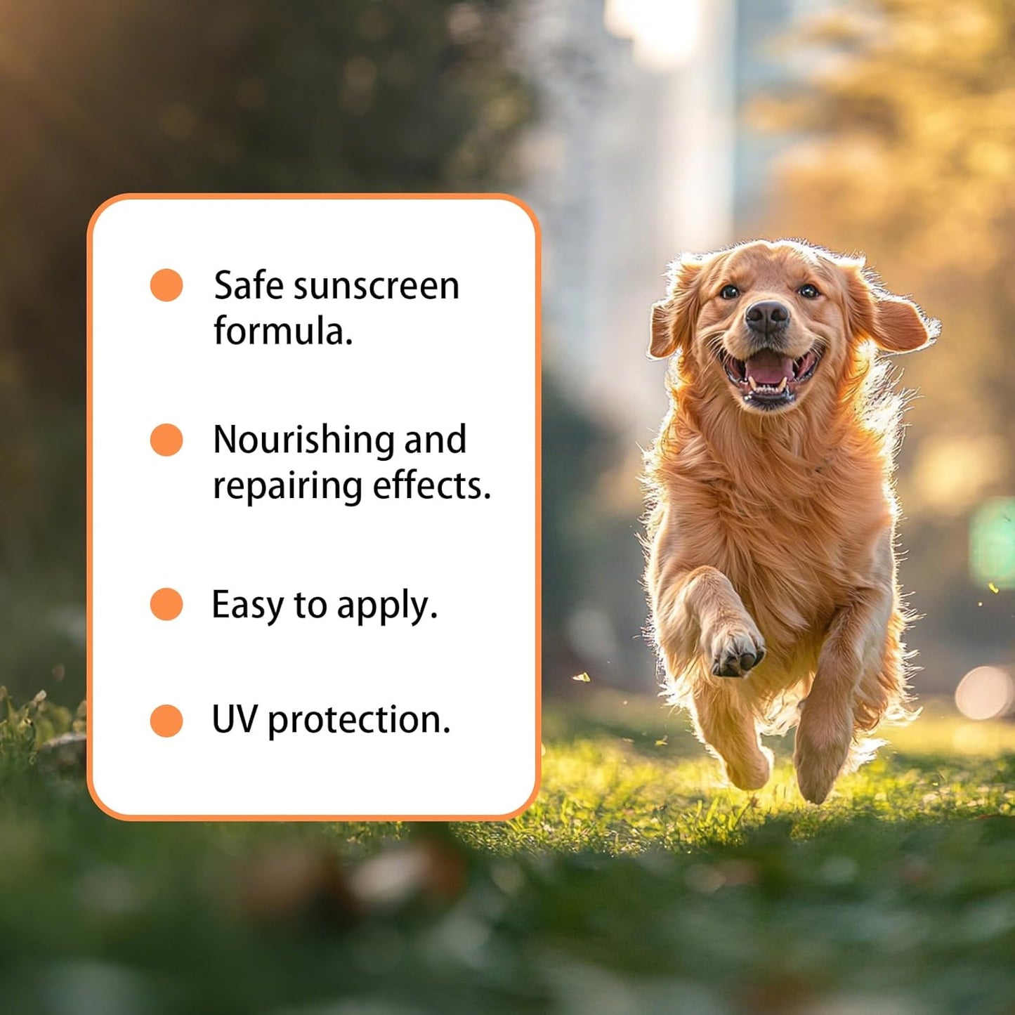 Dog Sunscreen SPF 25 [6 g *2], Safe Sea Sunscreen with Coconut Oil & Shea Butter, No Irritating Fragrance Snout Soother Dog Nose Balm & Beach Defense Sunscreen