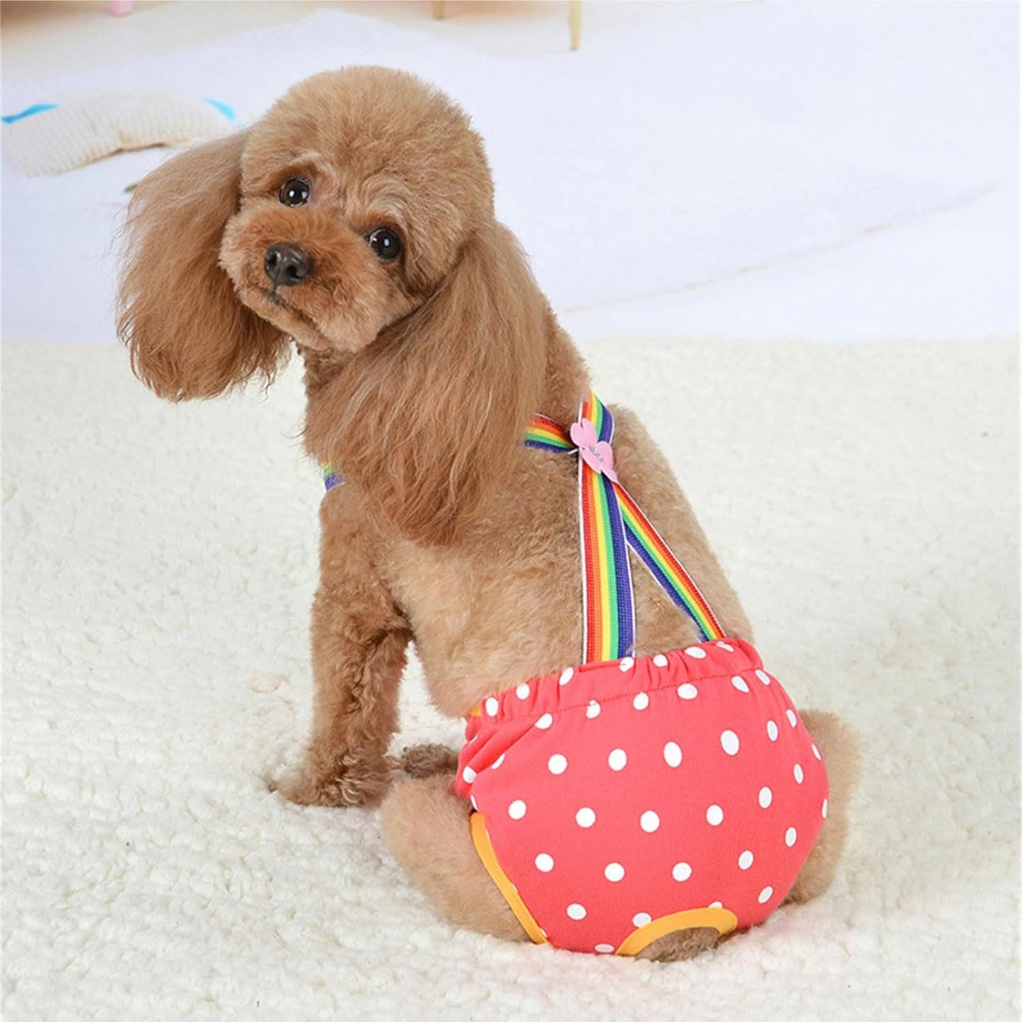 Dog Diaper Shorts Sanitary Pantie Female Dogs Adjust Suspender Diaper Panties Period Briefs Physiological Shorts Supply for Female Pet