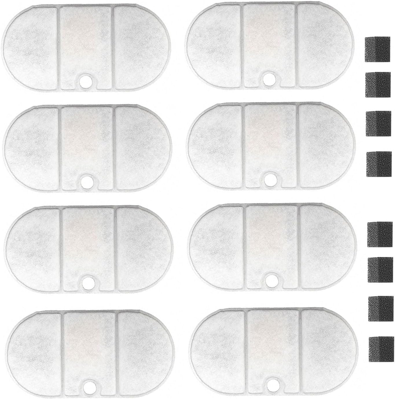4 Pack Replacement for Pet Fountain Unique Quadruple Filtration Quadruple Filtration Water Fountain