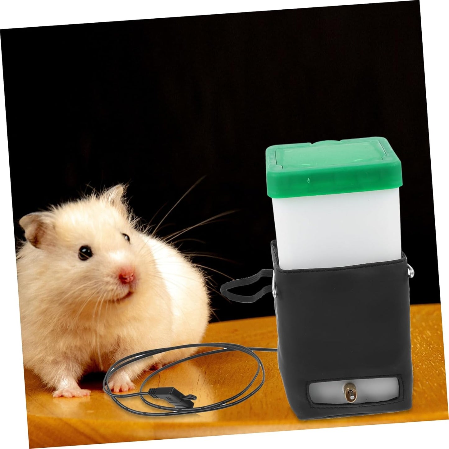 1Set 1L Heated Pet Water Bowl Heated Water Bottle Dispenser for Rabbit Cat Hamster Guinea Pigs Ferrets Birds Mouse Cockatiel Rats Other Small Animal Pet No Drip No Leak No Mess Mount Drinker