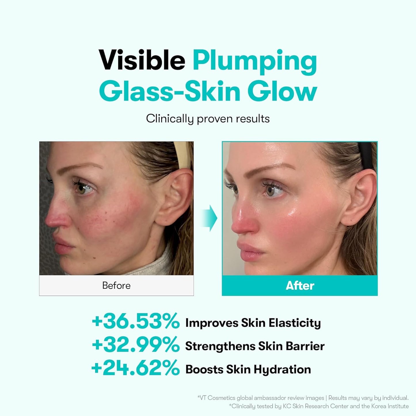 VT COSMETICS PDRN 100 Essence, Intensive Glow Serum, 100,000ppm Vegan PDRN, Skin Restoration & Plumping, Hydrating & Moisturizing, Firming, Fine Lines, Korean Skincare 1.01 fl. Oz.
